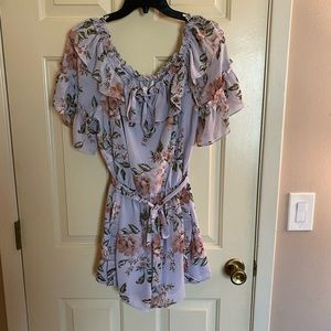 Off the shoulder romper. size M
